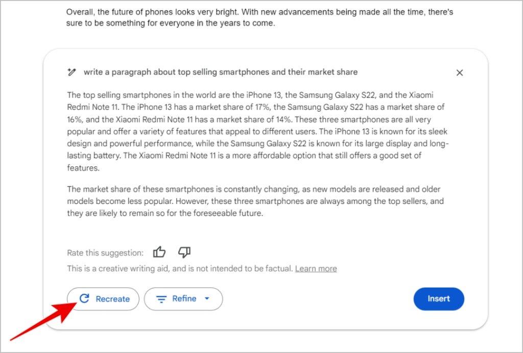 Gmail と Google ドキュメントで Help Me Write を使用する方法