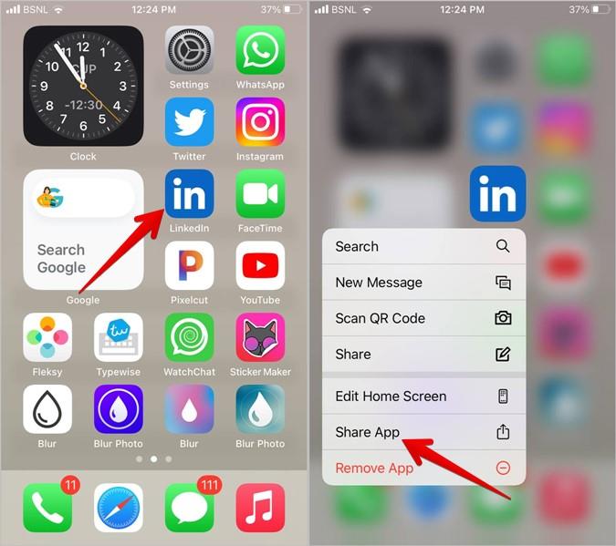 iPhoneまたはAndroidからアプリリンクを取得して共有する方法