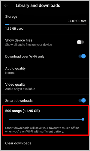 YouTube および YouTube Music でスマート ダウンロードを有効または無効にする方法