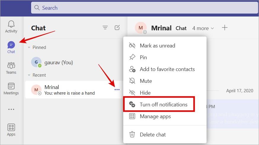 Microsoft Teams のステータス変更通知を取得する方法