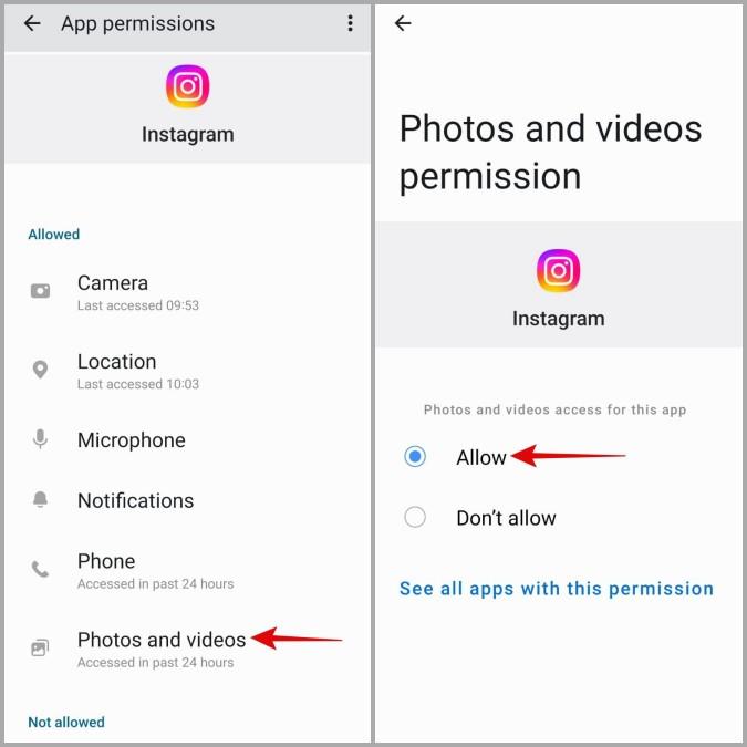Instagramのストーリーがカメラロールに保存されない6つの修正