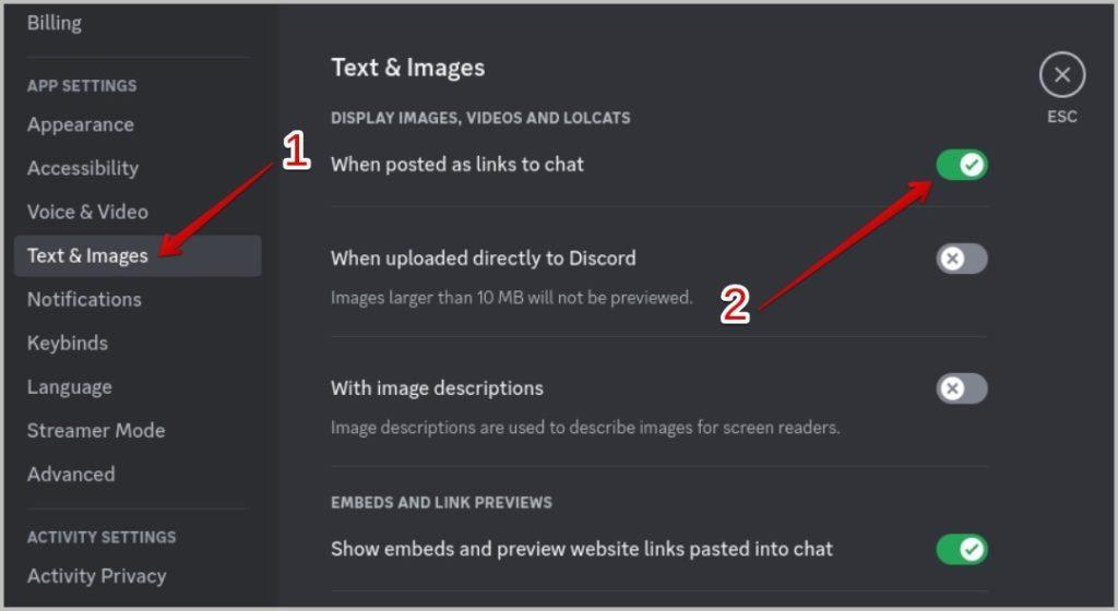 ファイルまたはリンクとして表示される Discord 画像の 8 つの修正