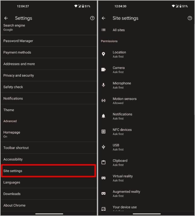 Chrome (デスクトップおよび Android) でサイト権限を削除する方法