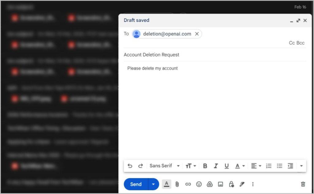 ChatGPT履歴とアカウントを削除する方法
