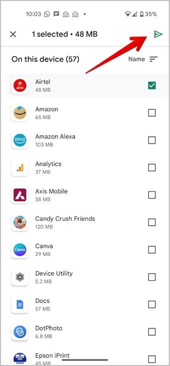 iPhone または Android から別の携帯電話にアプリを送信する方法
