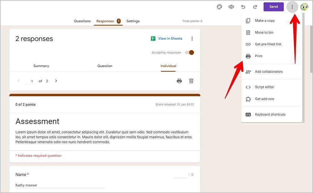Google フォームの回答を PDF として無料でダウンロードする 5 つの方法