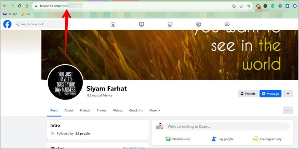 モバイルおよびウェブサイトで Facebook ユーザー名を検索または変更する方法
