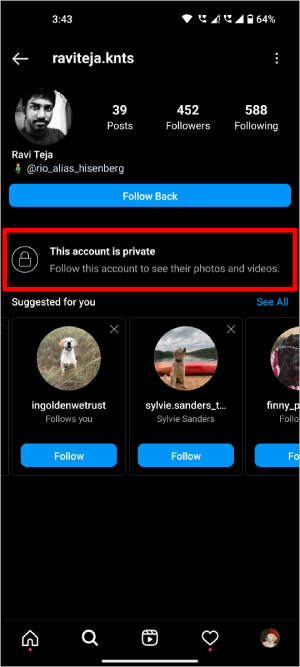 Instagram アカウントを公開または非公開にするとどうなるか