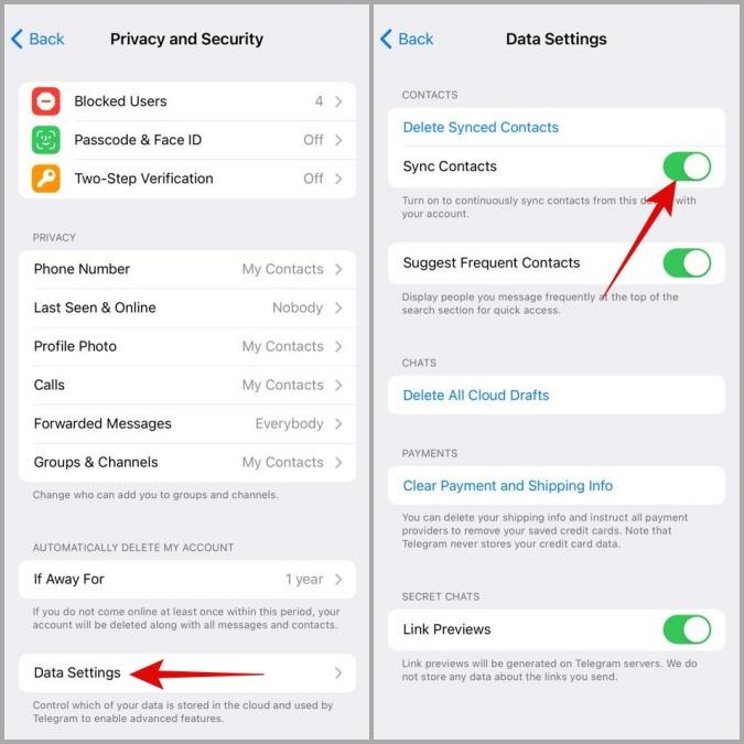 Android と iPhone で Telegram が連絡先を同期しない場合の 7 つの修正