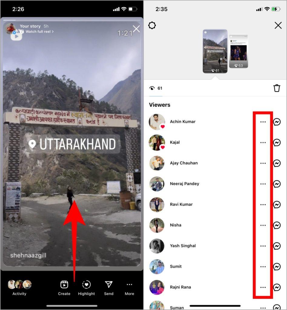 Instagramで誰かのストーリーを非表示にする方法