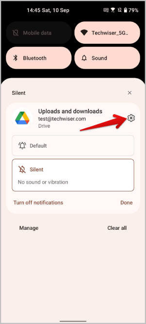 Android で永続的な通知を非表示にする方法