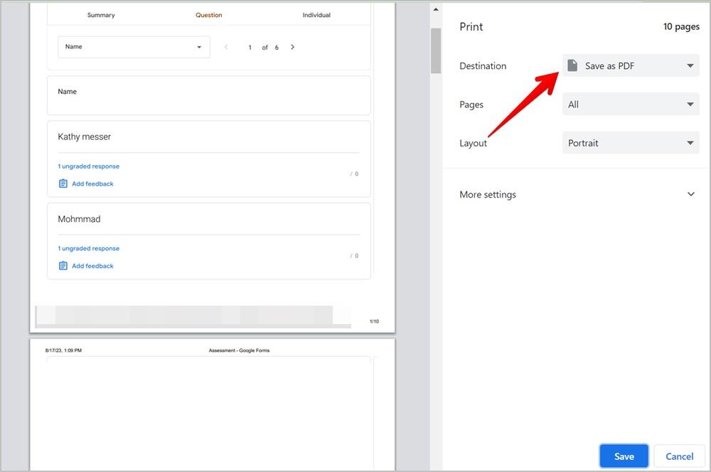 Google フォームの回答を PDF として無料でダウンロードする 5 つの方法