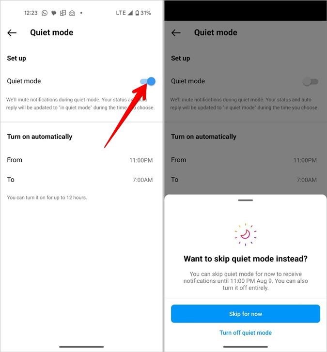 Instagramのサイレントモードとは何ですか、そしてそれをオンまたはオフにする方法