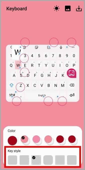 Good Lock モジュールを使用して Samsung キーボードのテーマを変更する方法