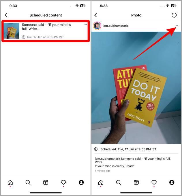 Instagramアプリで投稿とリールを無料でスケジュールする方法