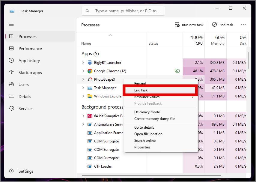Windows 11でバックグラウンドプロセスを削減する13の方法