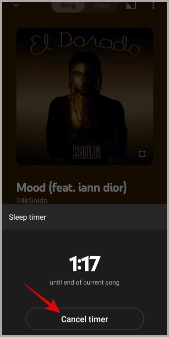 YouTube Music でスリープタイマーを設定する方法