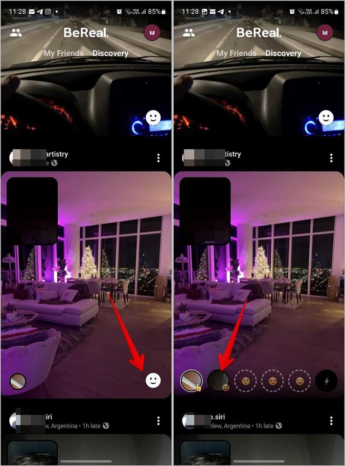 BeReal絵文字を変更または削除する方法
