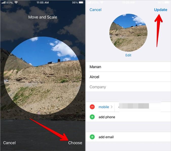 iPhoneとAndroidで着信に写真を設定する方法