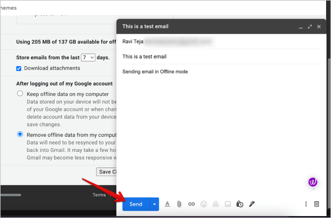 デスクトップで Gmail をオフラインで使用する方法