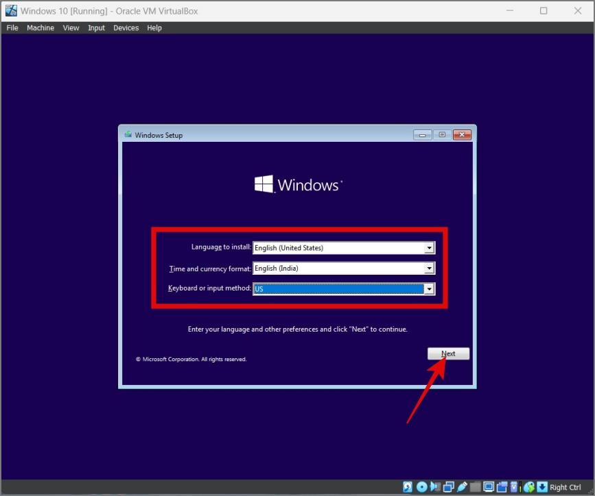 VirtualBox に Windows 10 をインストールする方法
