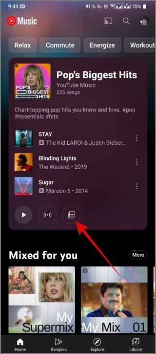 YouTube Music の記号とアイコンの意味