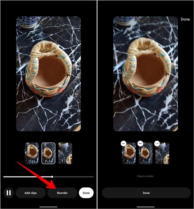 Instagram リールでクリップを編集する方法