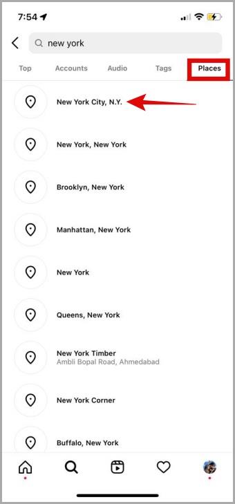 Instagramの地図機能の使い方