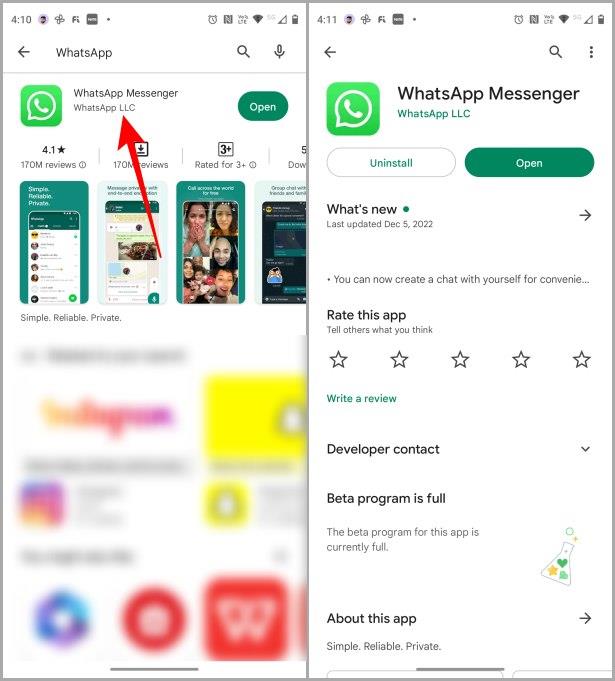Whatsappのステータスが表示されない問題を修正する9つの方法