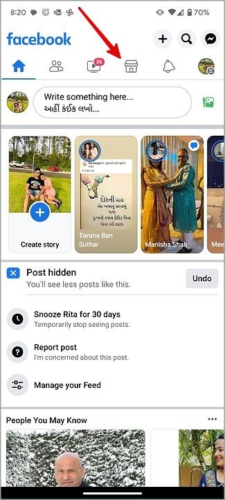 Facebook マーケットプレイスで保存したアイテムを確認する方法