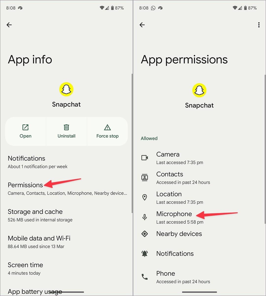 Snapchatマイクが機能しない場合の10の修正