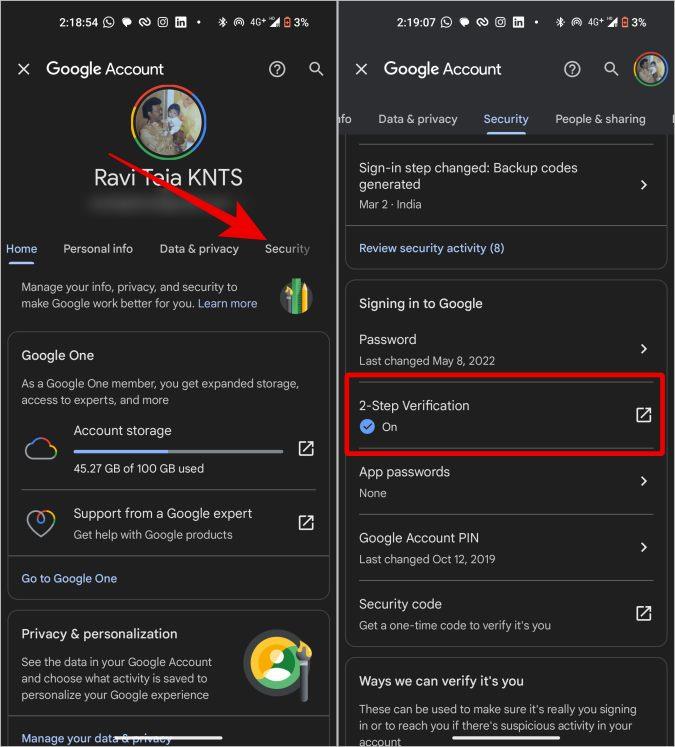 Googleからバックアップコードを生成する方法