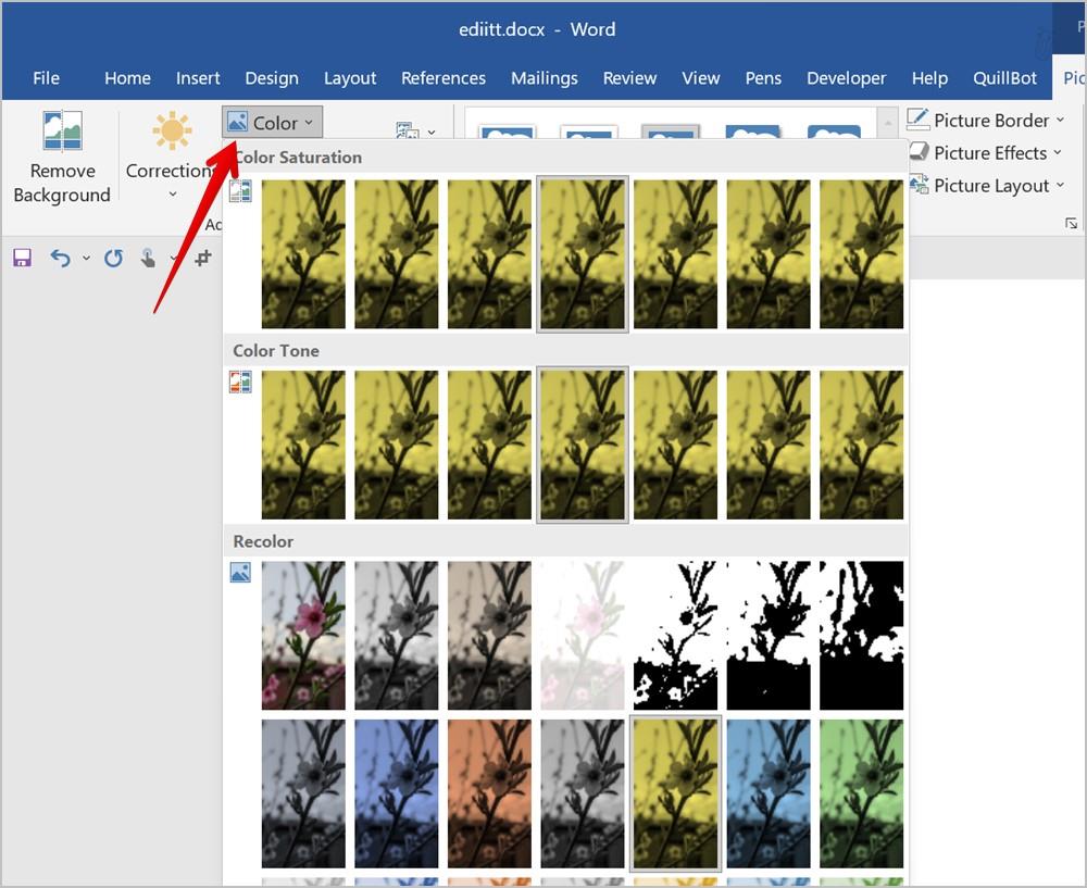 Word 文書で画像やスクリーンショットを編集する 15 のヒント