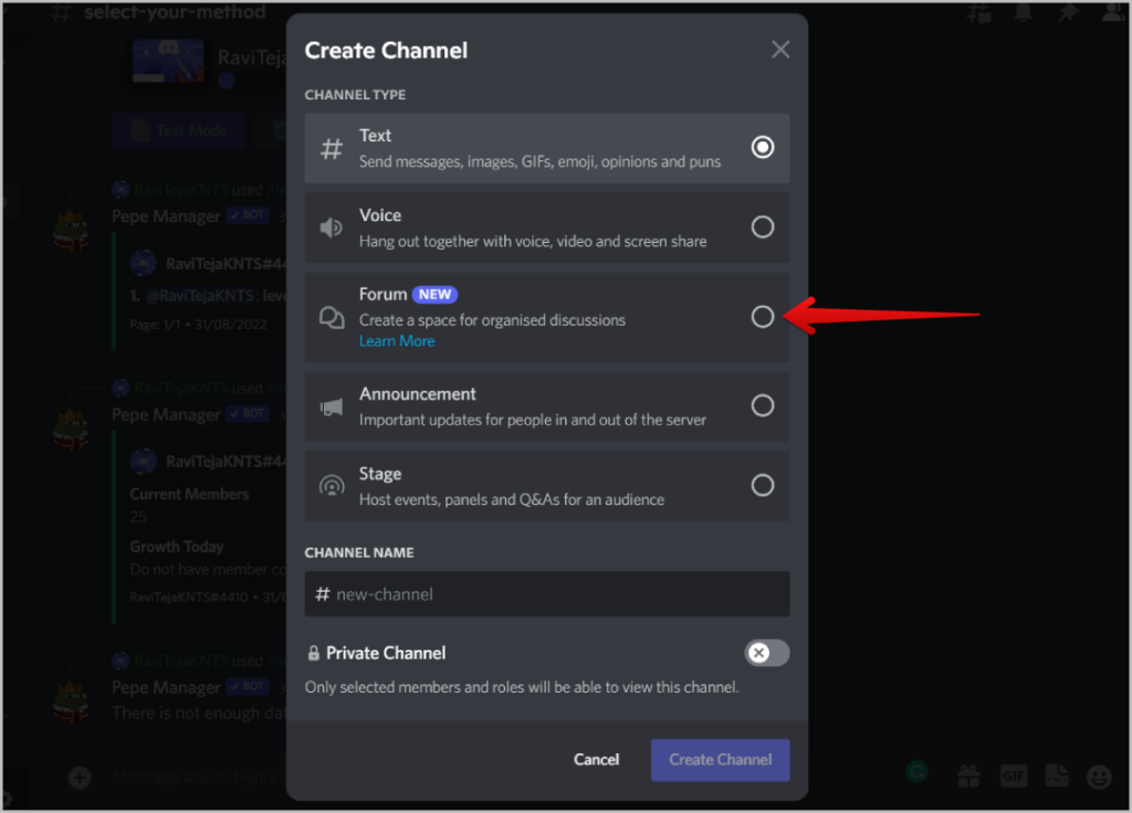 Discord でフォーラム チャネルを作成、設定、使用する方法