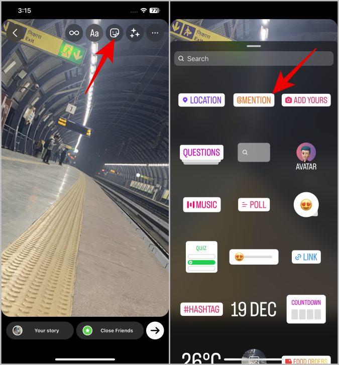 Instagram ストーリーで誰かにメンションする 5 つの方法