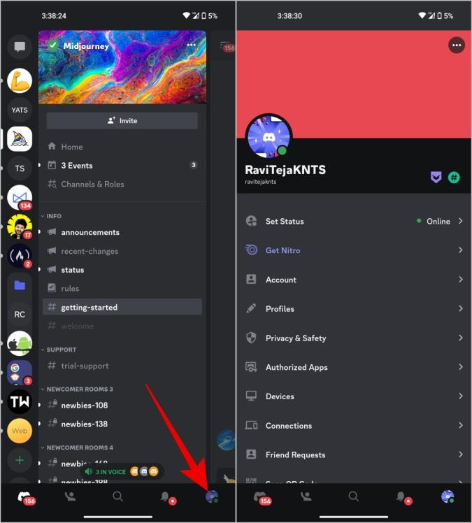 Discordでユーザー名と表示名を変更する方法