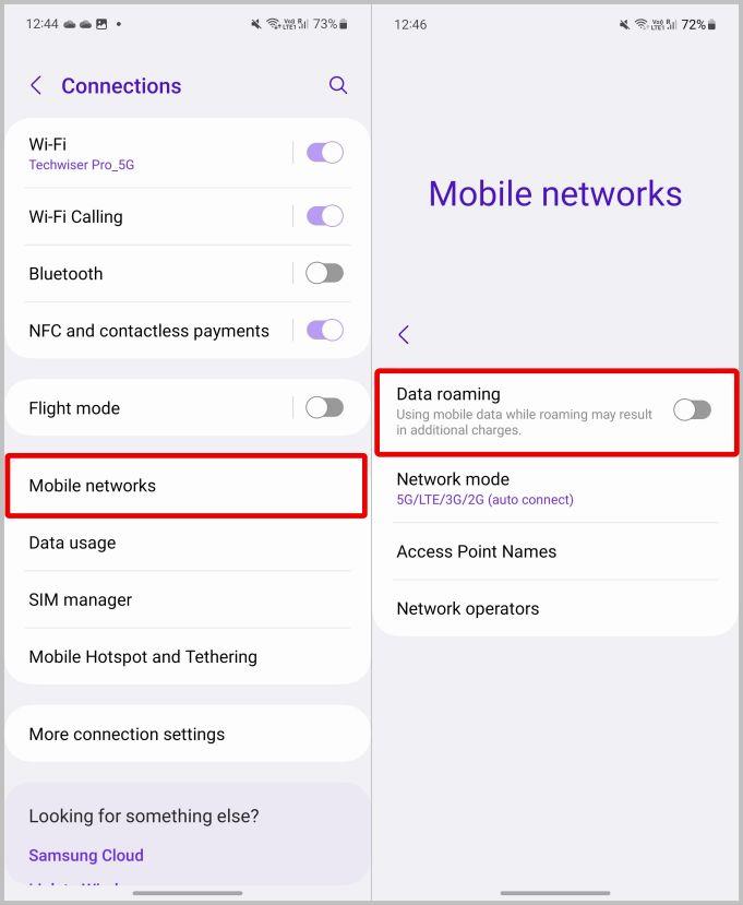 Samsung およびその他の Android スマートフォンでデータ ローミングをオン/オフにする方法