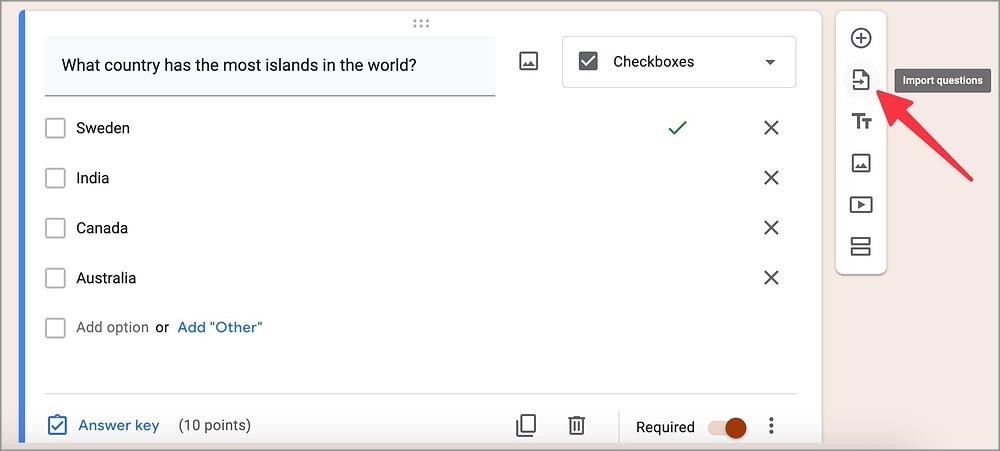 Google フォームでクイズを作成して共有する方法