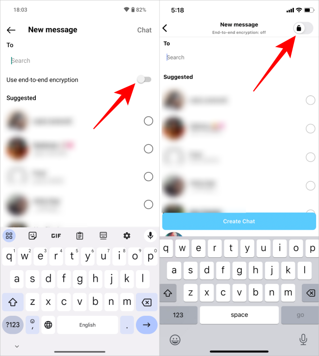 Instagram でエンドツーエンド暗号化を有効にする方法