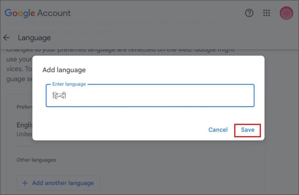 Googleアカウントの言語を変更する方法