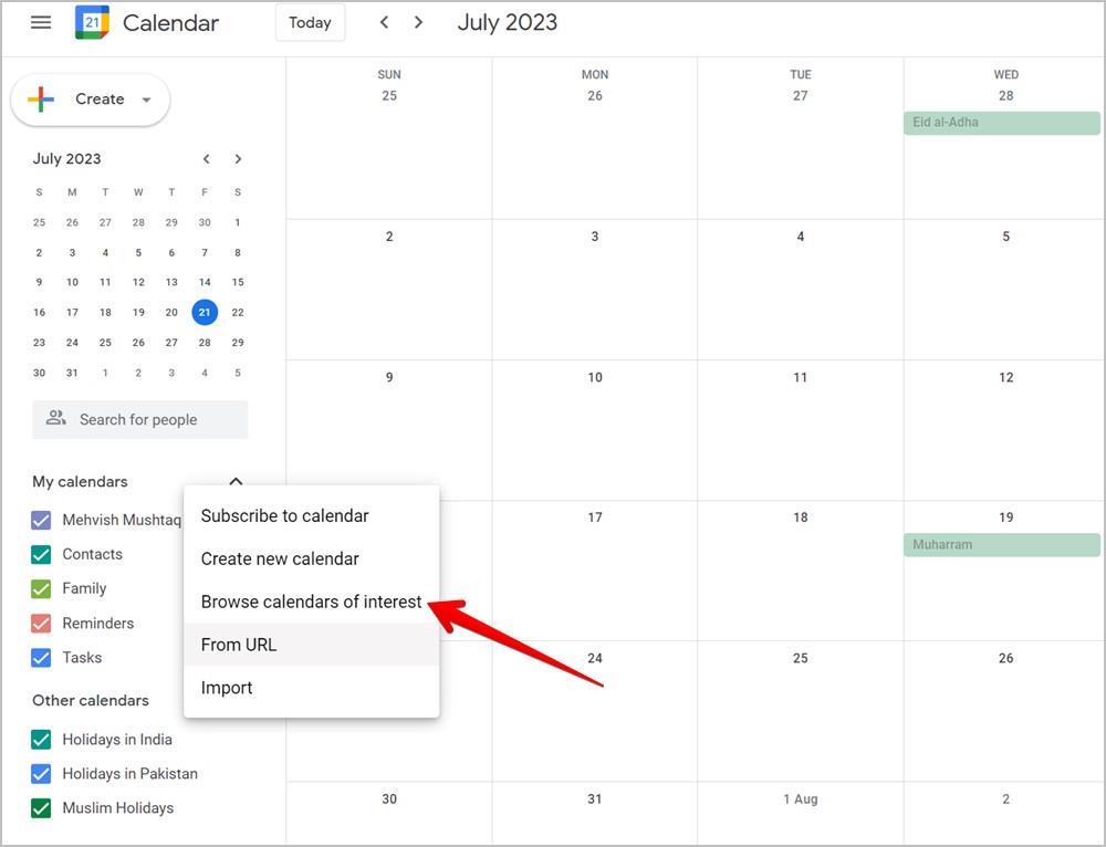 Google および Samsung カレンダーに祝日を追加/削除する方法