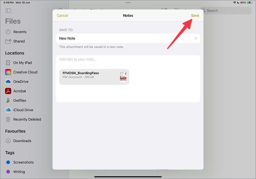 Apple Notes で PDF に注釈を付ける方法