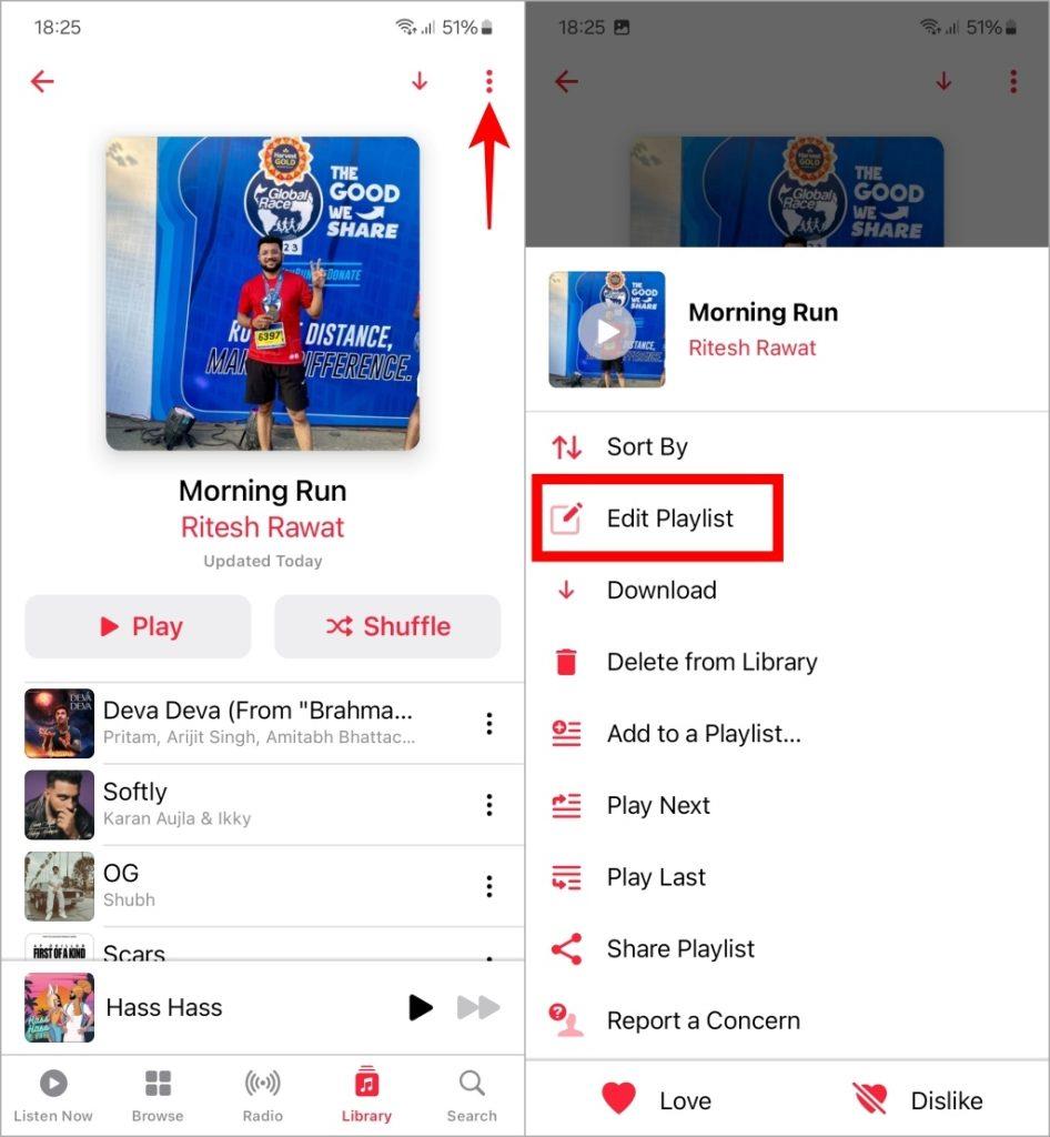 Apple Musicでプレイリストのカバーを変更する方法