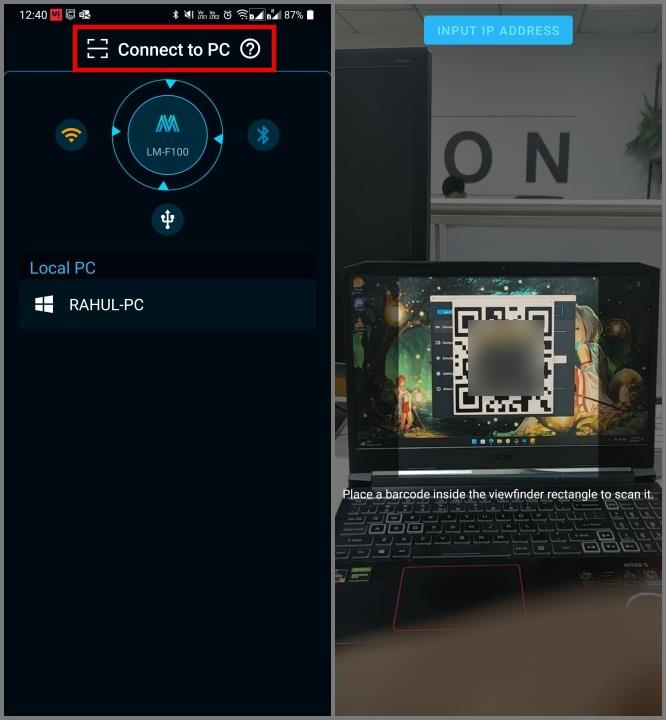 携帯電話をコントローラーとして使用して PC ゲームをプレイする方法