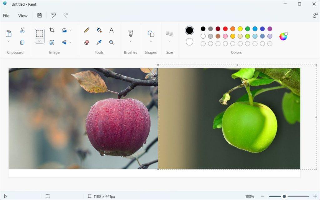 Windows 10/11で2つの写真を並べて配置する方法