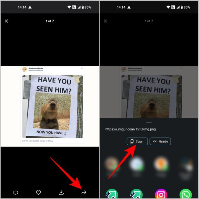 パソコンと携帯電話で Imgur リンクを取得する方法