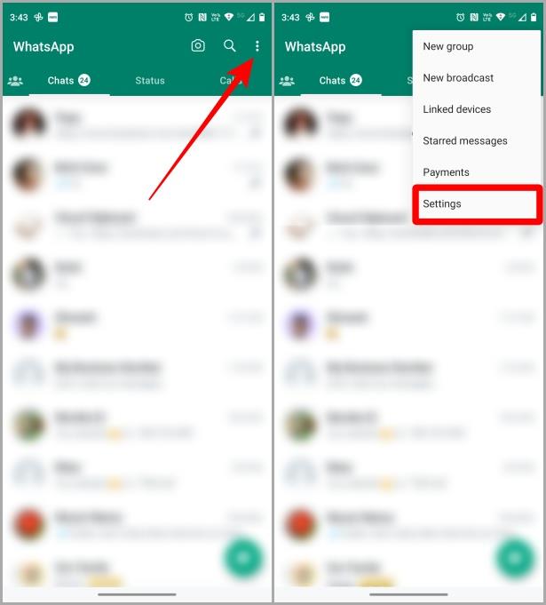 Whatsappのステータスが表示されない問題を修正する9つの方法