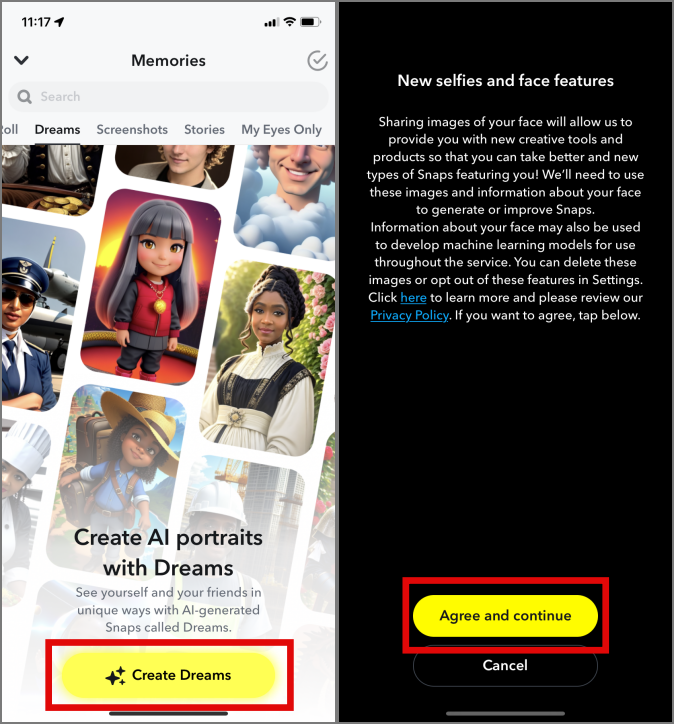 Snapchat Dreams とは何か、そしてその使用方法