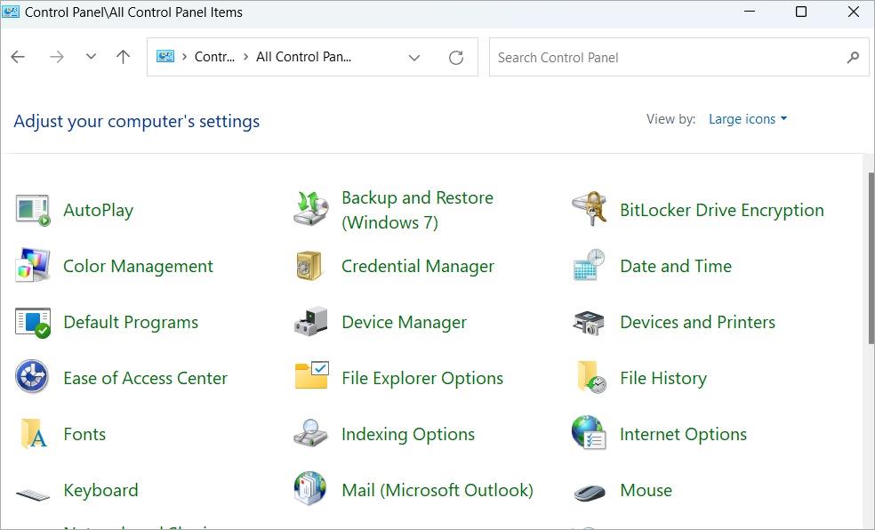 コントロール パネルと設定: Windows での違い