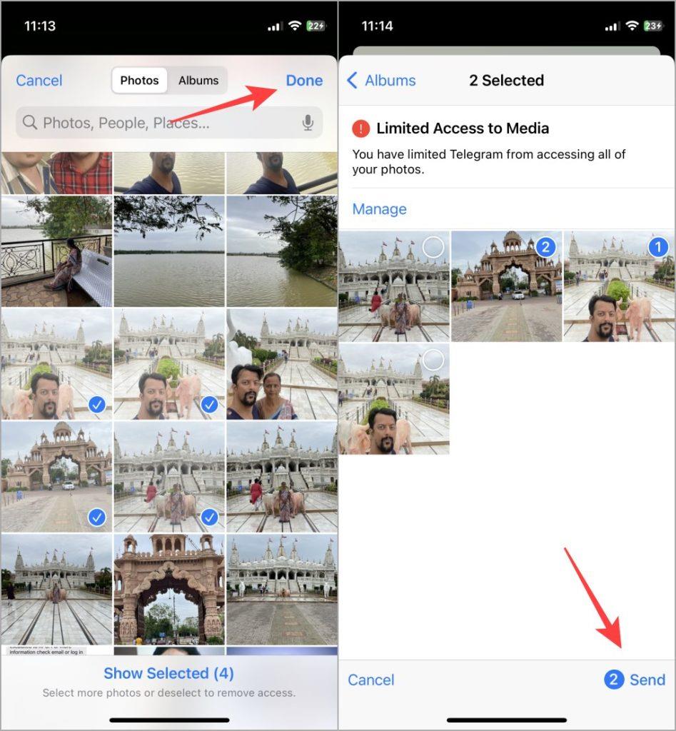 Telegramで高品質の写真/ビデオを送信する方法